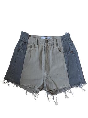 EB Denim Limited Edition Two-Tone Denim Shorts